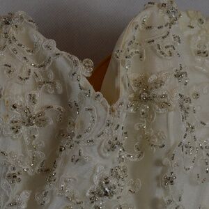 Sottero & Midgley Couture Beaded/Sequined/Lace Wedding Dress SZ 14